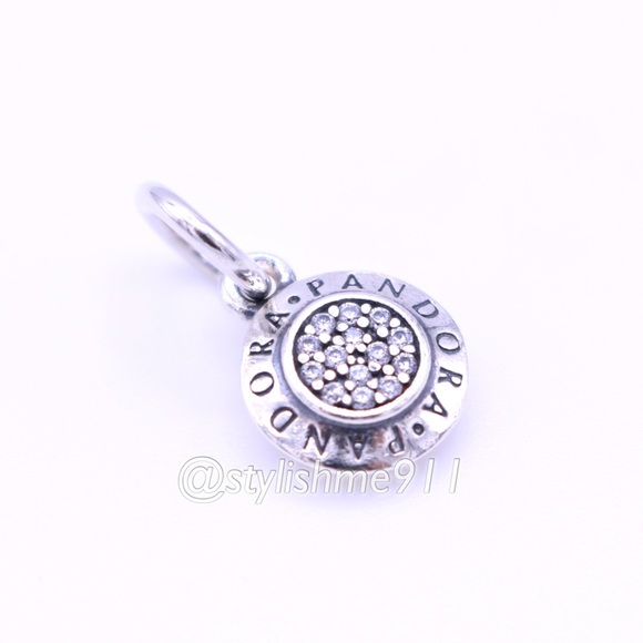 Authentic Pandora Signature Pendant with Zirconia - 390359CZ - Picture 7 of 10